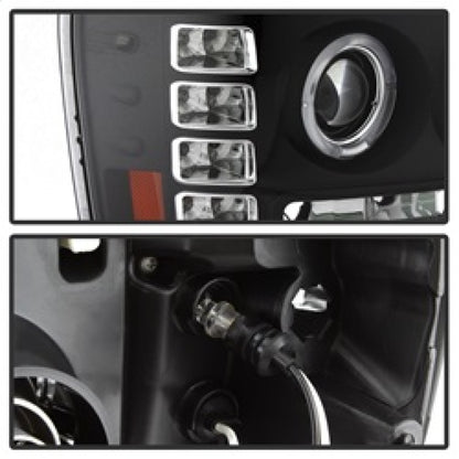 Spyder GMC Sierra 1500/GMC Sierra Denali 08-13 Projector LED Halo- LED Blk PRO-YD-GS07-HL-BK 5010605 5010605 Photo - Unmounted
