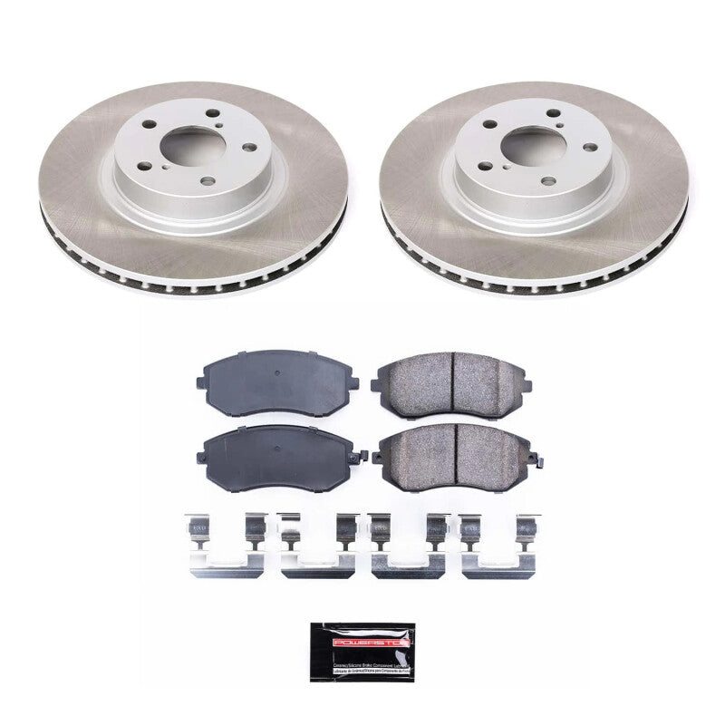 PowerStop Power Stop 02-04 Subaru Legacy Front Semi-Coated Rotor Kit SC1124 SC1124 Photo - Primary