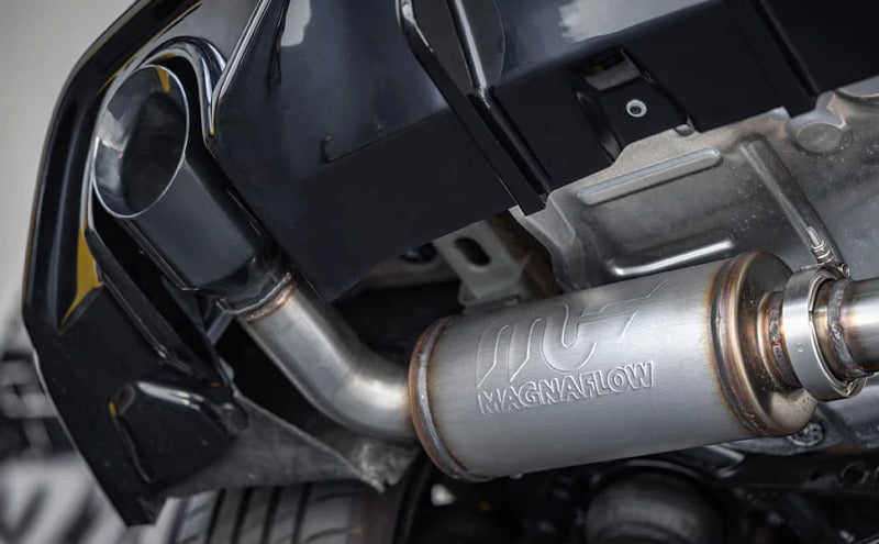 Magnaflow 22-23 VW GTI NEO Cat-Back Exhaust Black Chrome 19622 19622 Photo - Mounted
