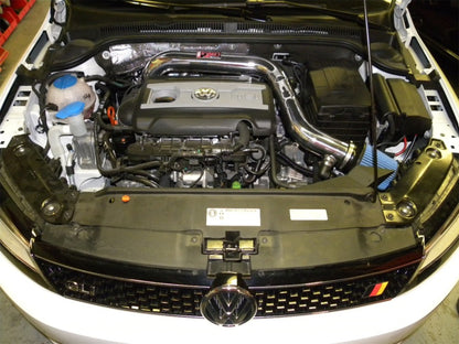 Injen Black Short Ram Air Intake 2012 VW MKVI Jetta GLi 2.0L TSI SP3076BLK Photo - Mounted