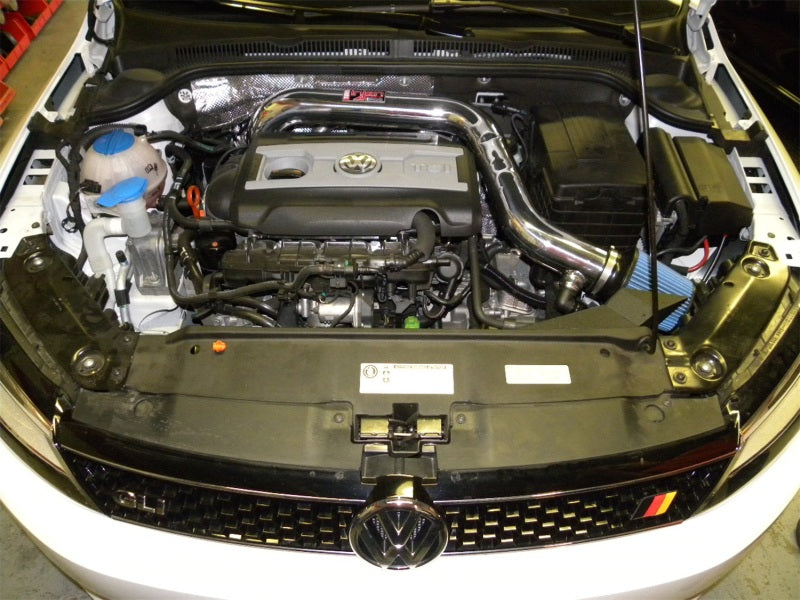 Injen Black Short Ram Air Intake 2012 VW MKVI Jetta GLi 2.0L TSI SP3076BLK Photo - Mounted