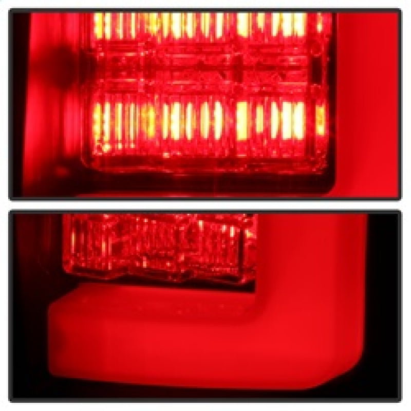 Spyder 09-14 Ford F150 V2 Light Bar LED Tail Lights - Blk Smoke (ALT-YD-FF15009V2-LBLED-BSM) 5084217 5084217 Photo - Unmounted