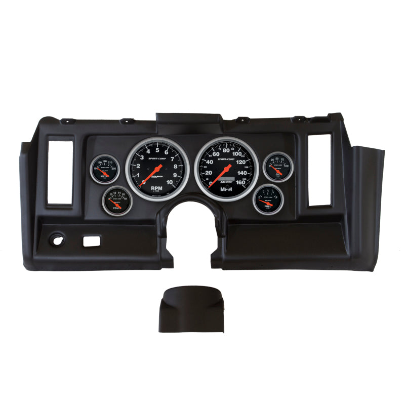 Autometer Sport-Comp 1969 Camaro Dash Kit 6pc Tach / MPH / Fuel / Oil / WTMP / Volt 7021-SC 7021-SC Photo - Primary
