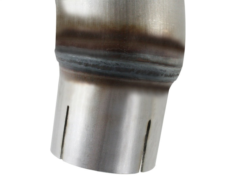 aFe Twisted Steel 2 IN-2-1/2 IN Aluminized Steel Loop-Delete Down-Pipe & Y 48-06210 Photo - Unmounted