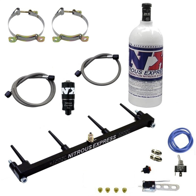 Nitrous Express Billet Spray Bar Nitrous Kit for ZX-14 w/1lb Bottle 62203-1.0P 62203-1.0P Photo - Primary
