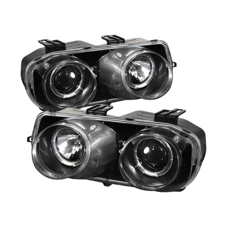 Spyder Acura Integra 94-97 Projector Headlights LED Halo -Black High H1 Low 9006 PRO-YD-AI94-HL-BK 5008671 5008671 Photo - Primary