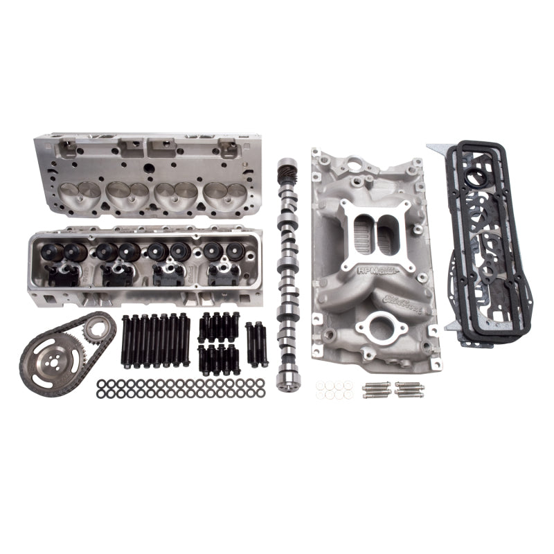 Edelbrock Total Power Package Top-End Kit Includes Cylinder Heads, Cam I 435HP 2097 Photo - out of package