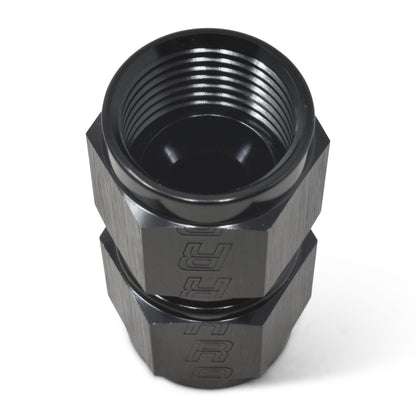 Russell -8 AN Straight Swivel Coupler (Black Finish) 640013 Photo - out of package