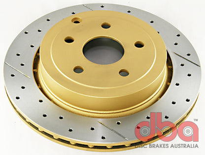 DBA 2009 Pontiac G8 GT 6.0L (V8) Uni-Directional Cross-Drilled/Slotted Rear Rotor 2029X 2029X Photo - Primary