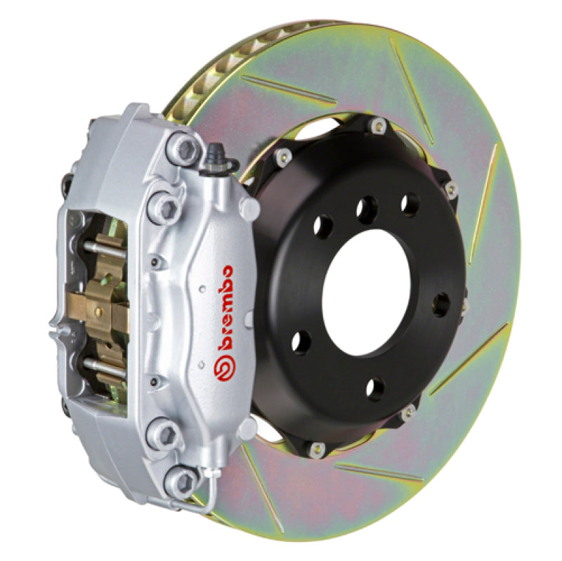 Brembo 06-09 S2000 Rear GT BBK 4 Piston Cast 328x28 2pc Rotor Slotted Type-1-Silver 2P2.6010A3 2P2.6010A3 Photo - Primary