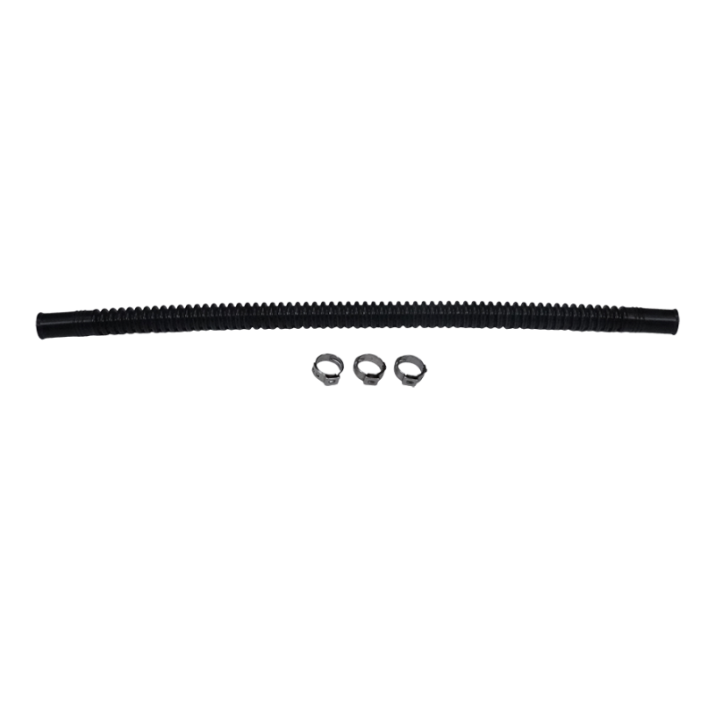 DeatschWerks Convoluted Tubing 300mm Length x 10mm ID Side 1 x 10mm ID Side 2 - Black 9-CT-12-38 9-CT-12-38 Photo - Primary