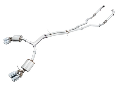 AWE Tuning Audi B9 S5 Sportback Touring Edition Exhaust - Non-Resonated (Silver 102mm Tips) 3020-42056 3020-42056 Photo - Primary