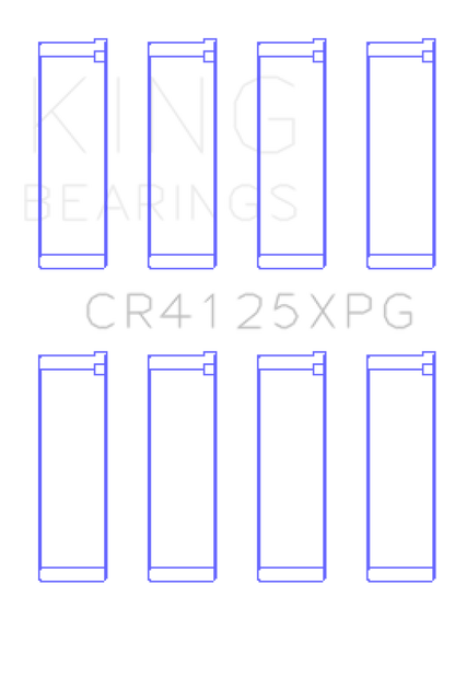 King Engine Bearings King Subaru EJ20/EJ22/EJ25 (Suites 52mm Journal Size) (Size STDX) Tri-Metal Perf Rod Bearing Set CR4125XPGSTDX CR4125XPGSTDX Photo - Primary