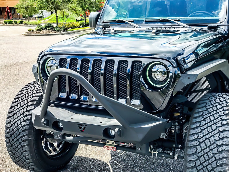 ORACLE Lighting Oracle Oculus Bi-LED Projector Headlights for Jeep JL/Gladiator JT - Matte Black - 5500K 5839-504 5839-504 Photo - lifestyle view