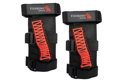 Fishbone Offroad Paracord Grab Handles w/Three Straps Red FB55280 FB55280 Photo - Primary