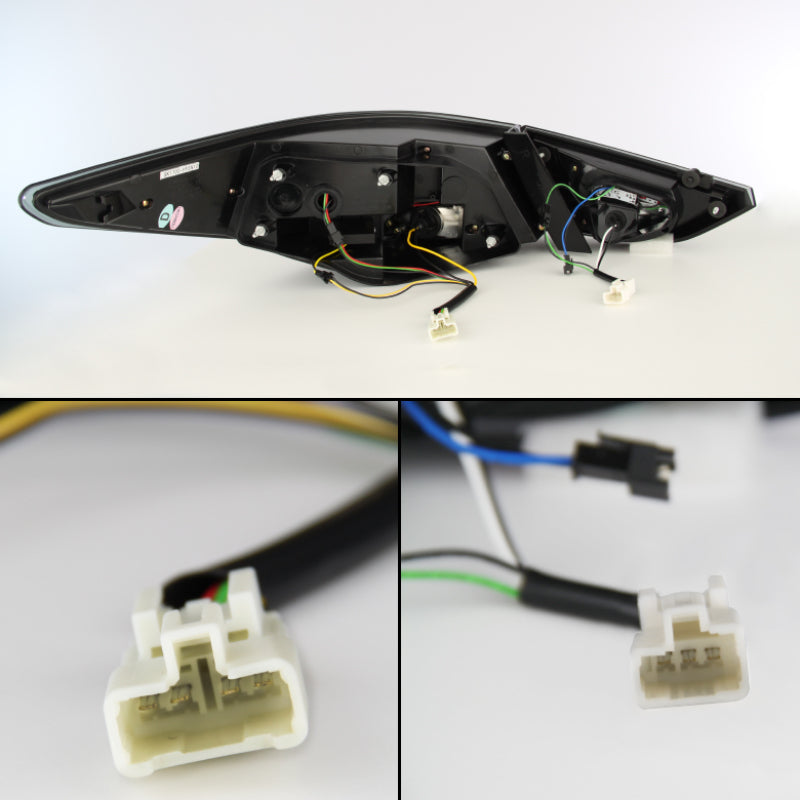 Spyder Hyundai Sonata 11-13 LED Tail Lights Light Bar Black ALT-YD-HYSON11-LED-BK 5075246 5075246 User 1