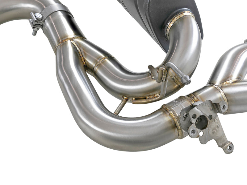 aFe MACHForce XP Exhausts Cat-Back SS 19-21 BMW M2 Competition L6-3.0L w/Polished Tips 49-36350-P 49-36350-P Photo - Close Up