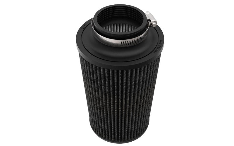 K&N Engineering K&N Universal Round Clamp-On Air Filter 3in ID 9in Height 6in Base OD 5.25 Top OD RU-3109HBK RU-3109HBK Photo - lifestyle view