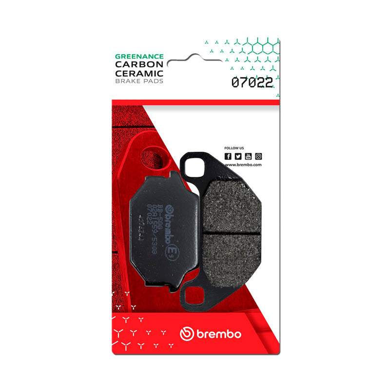Brembo OE Kymco Agility/Kymco People/Kymco Super/SYM Hd/SYM Joyride Carbon Ceramic Brake Pad - Front 07022 07022 User 1