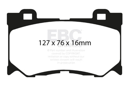 EBC Disc Brake Pad Set DP31823C Photo - Primary