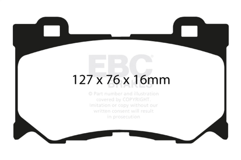 EBC Disc Brake Pad Set DP41823R Photo - Primary