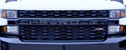 Putco 19-20 Chevy Silverado LD - Grille Letters - Black Platinum Chevrolet Letters 55552BPGM 55552BPGM Photo - Primary