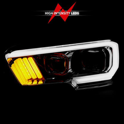 Anzo  2016-2017 Toyota Tacoma Projector Headlights w/ Plank Style 111380 Photo - Unmounted