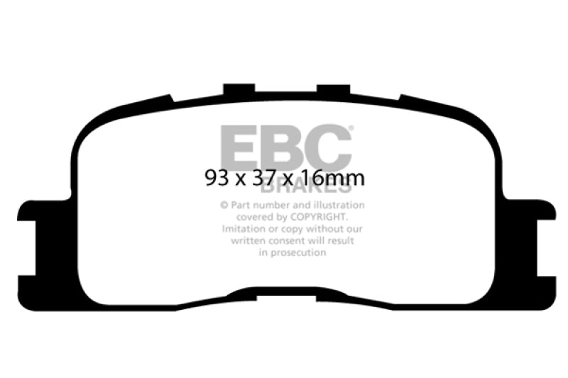 EBC Disc Brake Pad Set DP21716 Photo - Primary