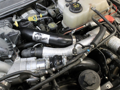 aFe BladeRunner Intercooler Tubes Hot and Cold Side: Ford Trucks 11-16 V8- 46-20144-B Photo - Mounted