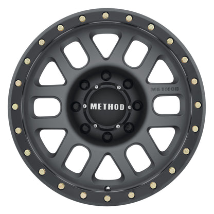 Method Race Wheels MR309 Grid Wheel Titanium / Black Street Loc 18x9 +18 8x6.5 MR30989080818 Photo - Close Up