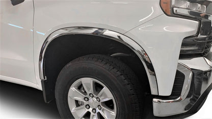 Putco 19-20 GMC Sierra 1500 w/ Factory Fender Flares Stainless Steel Fender Trim 97126 97126 Photo - Primary