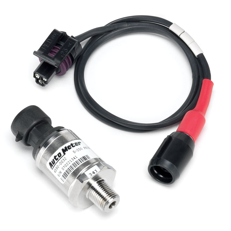 Autometer 250PSI Pressure Sensor Solid State 1/8 NPTF Male ST269537 ST269537 Photo - Primary
