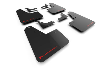 Rally Armor 2021+ Dodge Ram 1500 TRX Black UR Mud Flap - Red Logo MF128-UR-BLK-RD MF128-UR-BLK-RD Photo - Primary