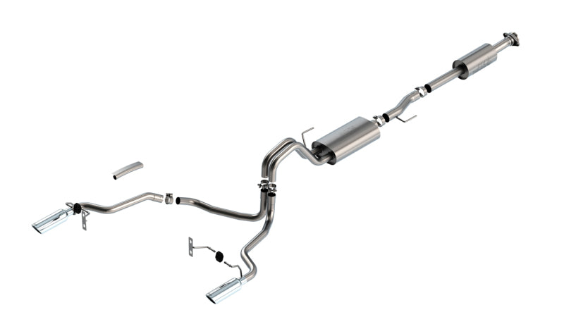 Borla F-150 2021 2.7L/3.5L 4dr CC SB EC STB Lari/King R/Plinum/LTD 3/2.25 SRE CB Touring CHR Tips 140862 140862 User 1