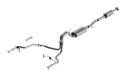 Borla F-150 2021 2.7L/3.5L 4dr CC SB EC STB Lari/King R/Plinum/LTD 3/2.25 SRE CB Touring CHR Tips 140862 140862 User 1