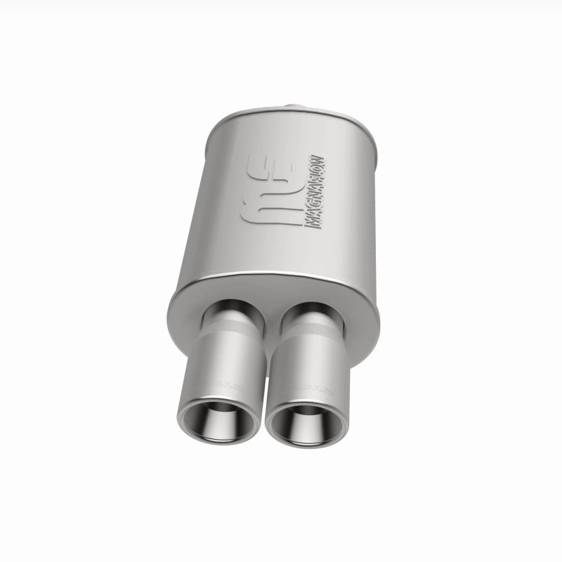 MagnaFlow 5" X 8" Oval Center/Dual Performance Muffler With Tip 14862 360 Degree Image Set