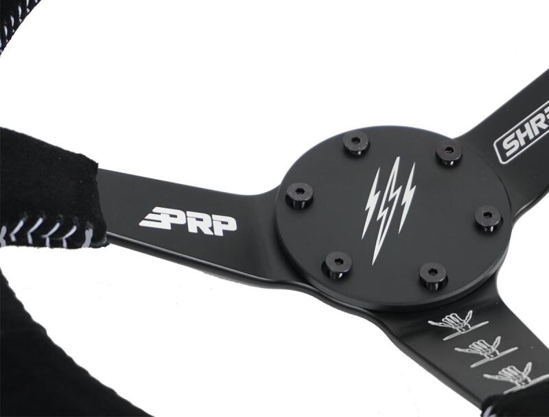 PRP Seats PRP Comp-R Leather Steering Wheel - Black G240 G240 Photo - Close Up
