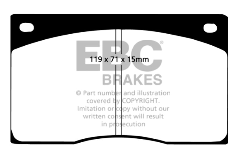 EBC Disc Brake Pad Set UD135 Photo - Primary