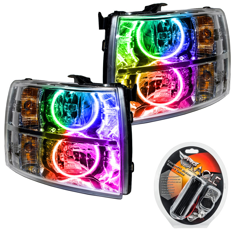 ORACLE Lighting Oracle 07-13 Chevrolet Silverado SMD HL - Round Style - ColorSHIFT 7007-330 7007-330 Photo - Primary