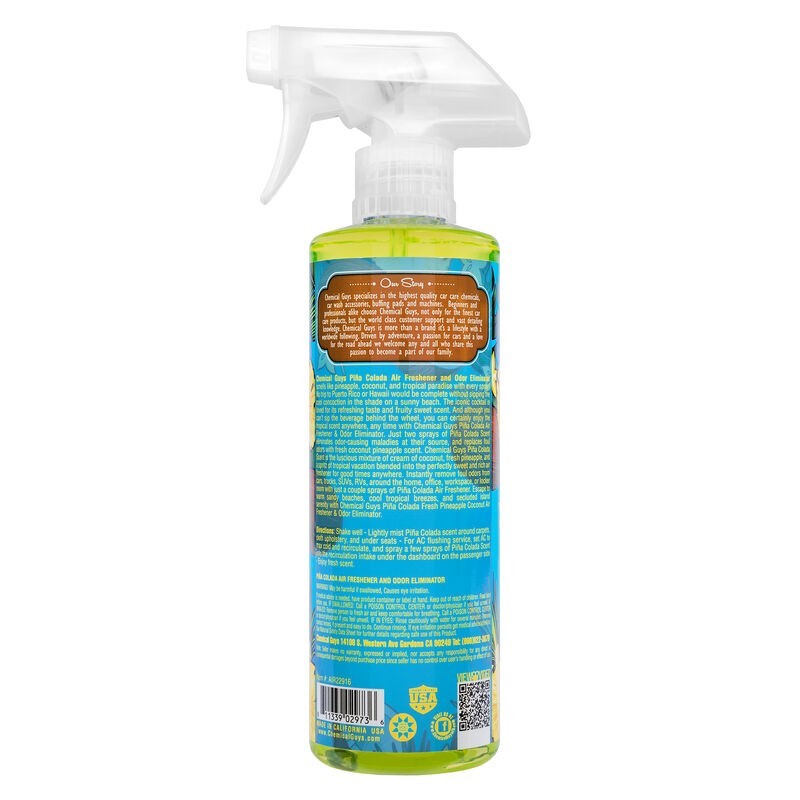 Chemical Guys Pina Colada Air Freshener & Odor Eliminator - 16oz (P6) AIR22916 AIR22916 User 1