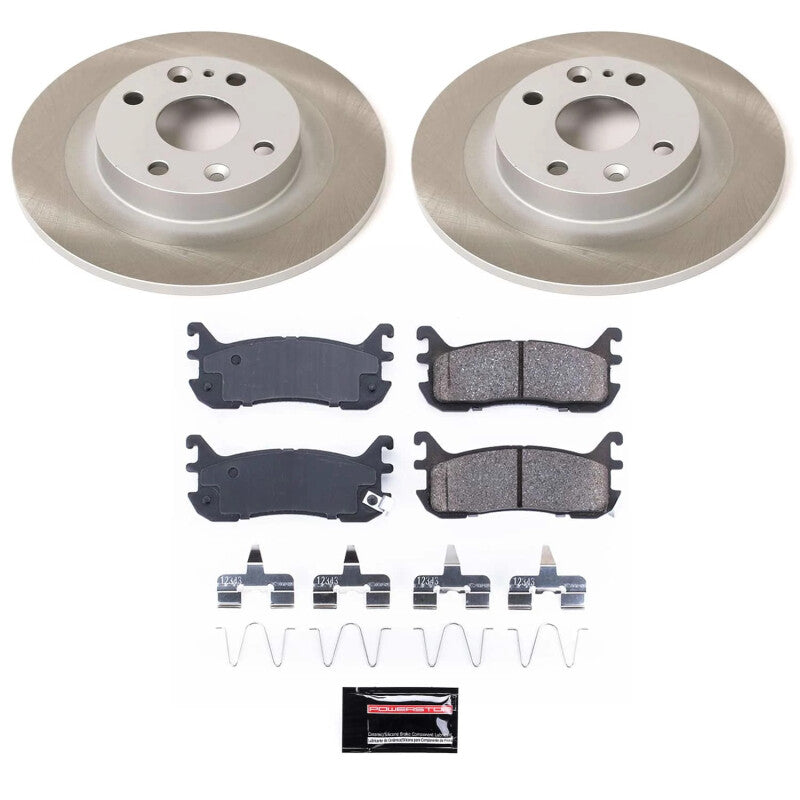 PowerStop Power Stop 97-99 Mercury Tracer Rear Semi-Coated Rotor Kit SC772 SC772 Photo - Primary