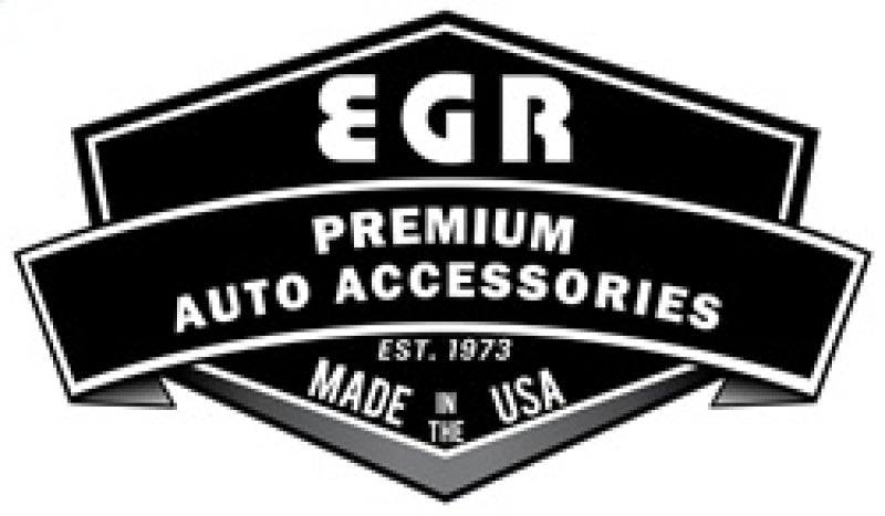 EGR 2019 Chevy 1500 Crew Cab In-Channel Window Visors - Dark Smoke 571651 571651 Logo Image