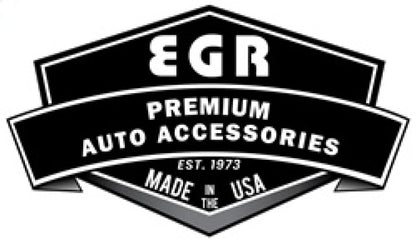 EGR 2019 Chevy 1500 Crew Cab In-Channel Window Visors - Dark Smoke 571651 571651 Logo Image