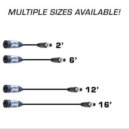 Rugged Radios OFFROAD Straight Cable to Intercom (Select Length) 16 Feet CS-OFF-16 CS-OFF-16 Photo - Primary