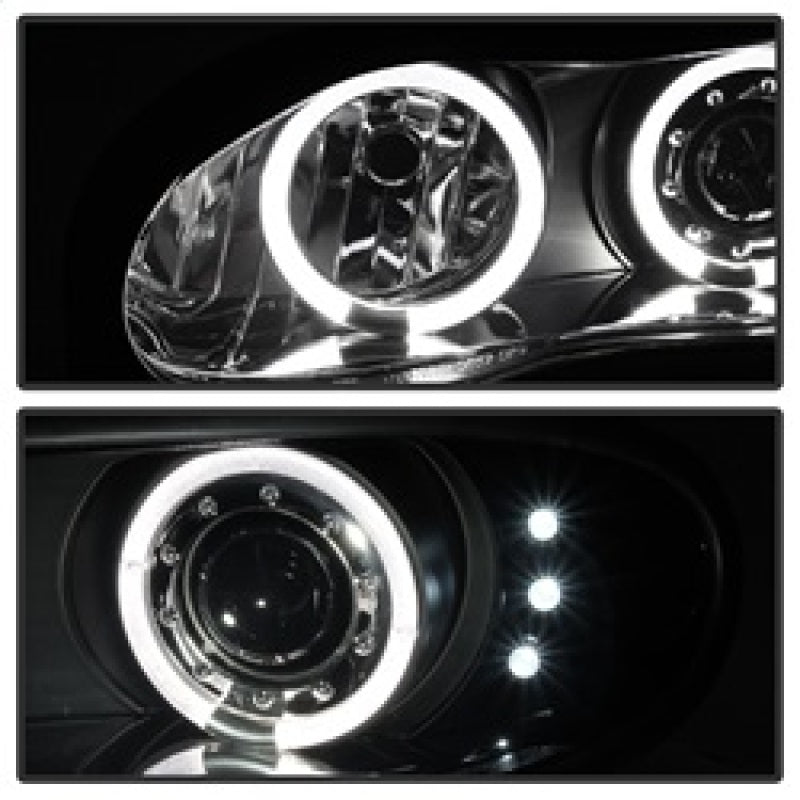 Spyder Chevy Camaro 98-02 Projector Headlights LED Halo LED Blk Smke - Low H1 PRO-YD-CCAM98-HL-BSM 5078261 5078261 Photo - Unmounted