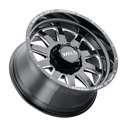 Weld Off-Road W102 20X9.0 Stealth 5X139.7 5X150 ET00 BS5.00 Gloss Black MIL 110.2 W10209070500 W10209070500 Photo - Primary