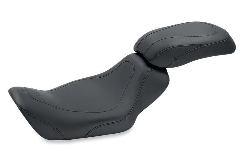 Mustang Motorcycle Mustang 06-17 Harley Dyna Tripper Pass Seat - Black 76581 76581 Photo - Primary