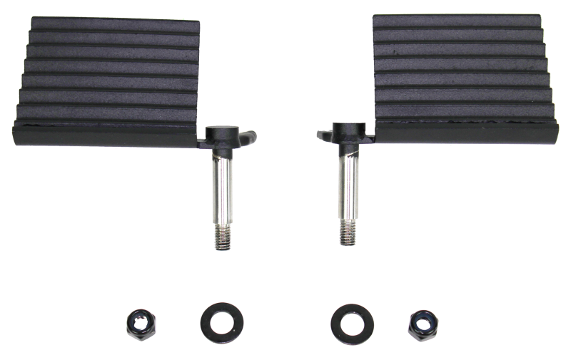 Fishbone Offroad 76-06 Jeep CJ YJ TJ Wrangler Foot Peg Set Gloss - Black FB21078 FB21078 Photo - Primary