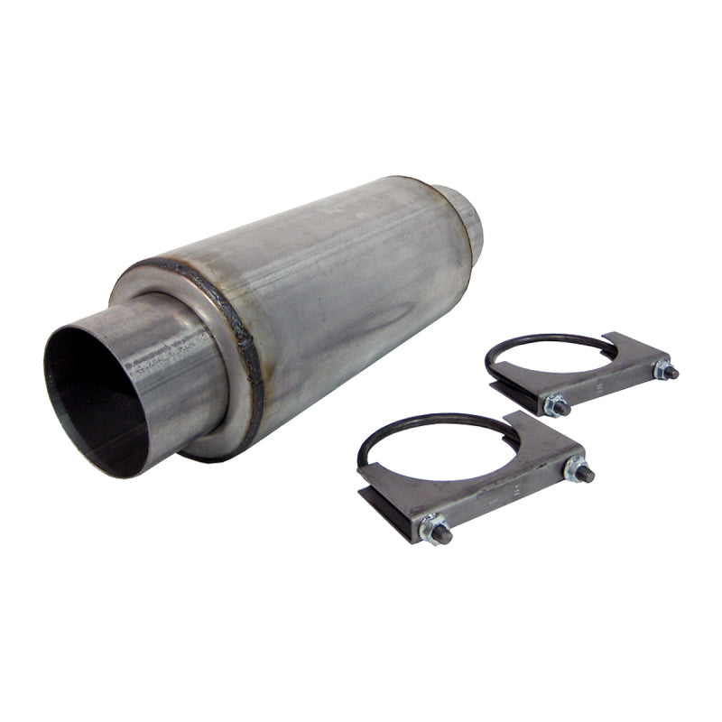 MBRP Universal Resonator 4 Inlet /Outlet 12 Body 18 Overall Aluminized R2009 Photo - Primary