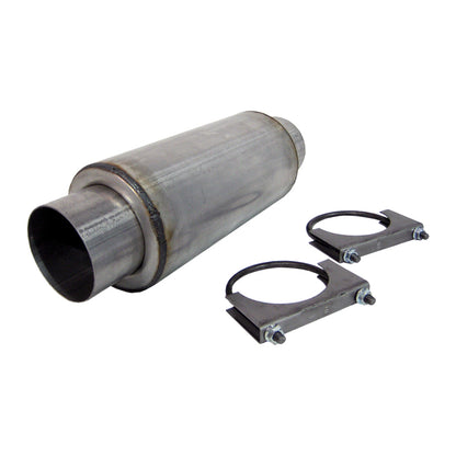 MBRP Universal Resonator 4 Inlet /Outlet 12 Body 18 Overall Aluminized R2009 Photo - Primary